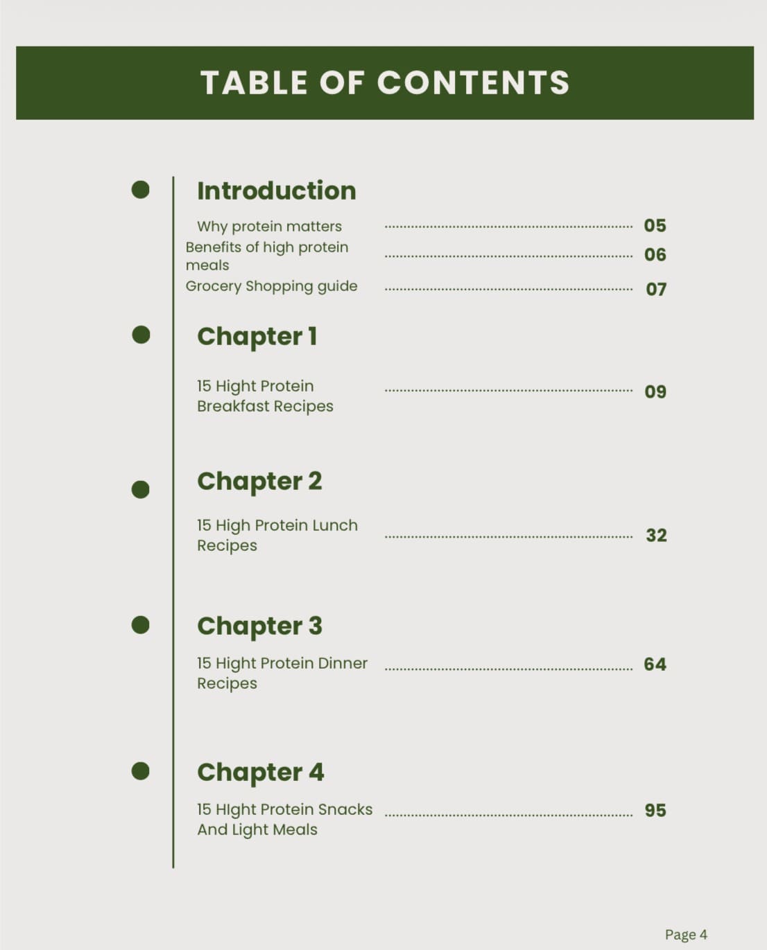 60 High Protein Recipe E-book
