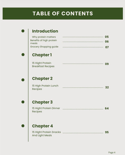 60 High Protein Recipe E-book